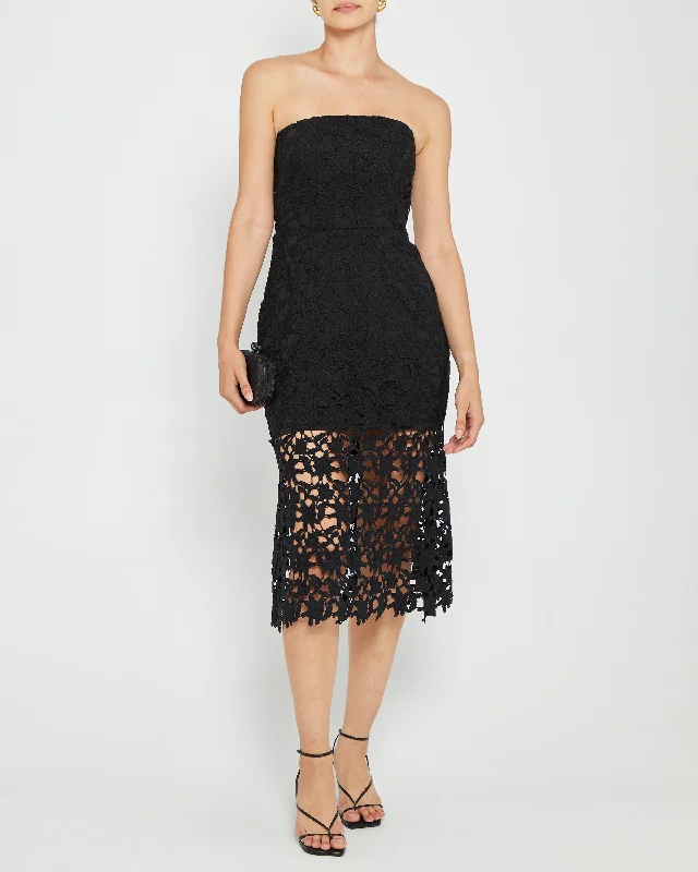 Midi dresses with side slits for a sexy and elegant appearance Nelle Dress