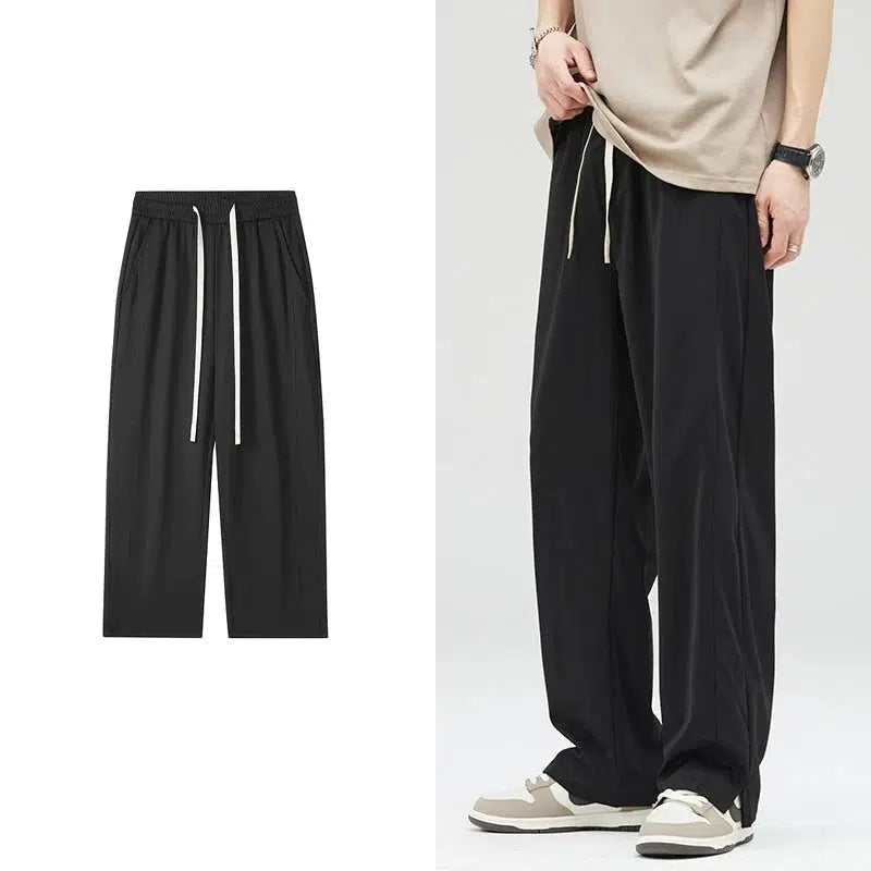 Comfort Fit Drawstring Casual Pants