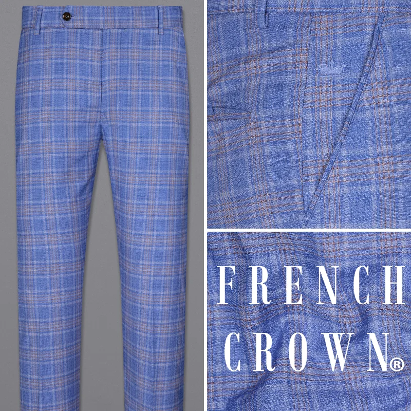 Ship Cove Super fine Blue Plaid Woolrich Pant