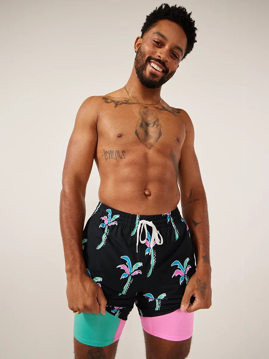 The Havana Nights 7" (Lined Classic Swim Trunk)