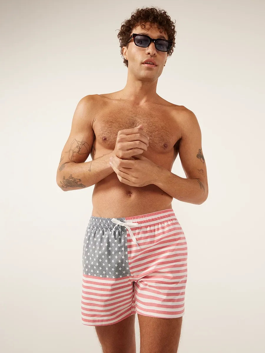 The Mericas 5.5" (Faded Classic Swim Trunk)