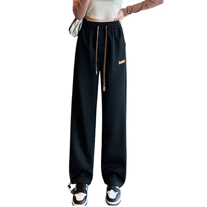 Women's Solid Color Letter Sweatpants