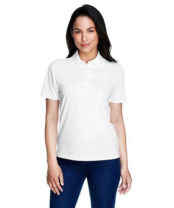 78181 - Core 365 Ladies Origin Performance Piqué Polo Shirt | White