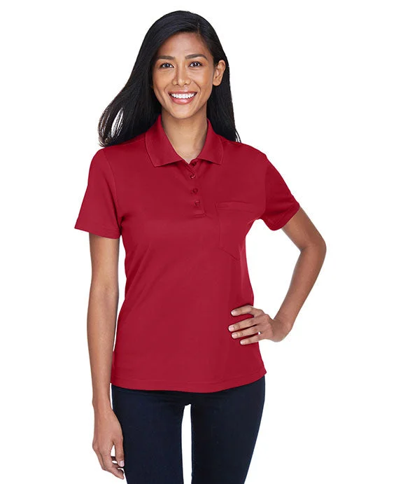 78181P - Core 365 Ladies Origin Performance Piqué Polo with Pocket | Classic Red