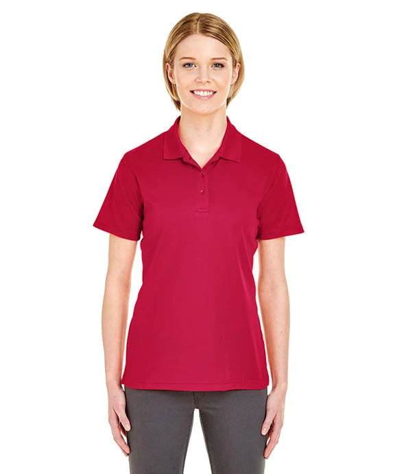 8210L - UltraClub Ladies Cool & Dry Mesh Piqué Polo Shirt | Cardinal