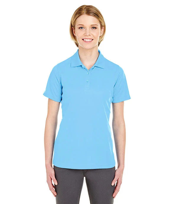 8210L - UltraClub Ladies Cool & Dry Mesh Piqué Polo Shirt | Columbia Blue