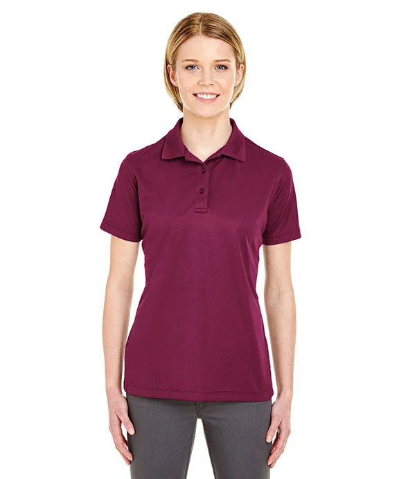 8210L - UltraClub Ladies Cool & Dry Mesh Piqué Polo Shirt | Maroon