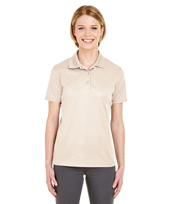 8210L - UltraClub Ladies Cool & Dry Mesh Piqué Polo Shirt | Stone