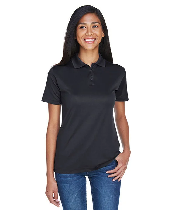 8404 - UltraClub Ladies Cool & Dry Sport Polo Shirt | Black