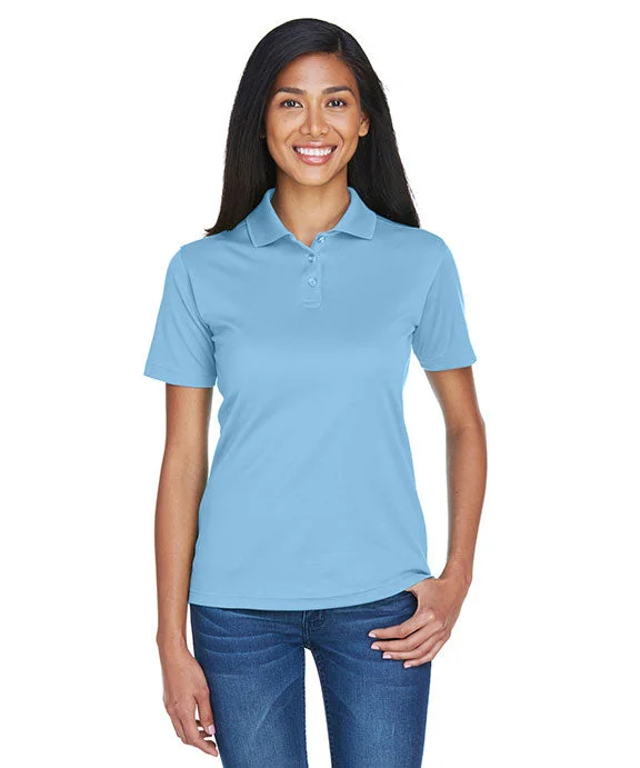 8404 - UltraClub Ladies Cool & Dry Sport Polo Shirt | Columbia Blue