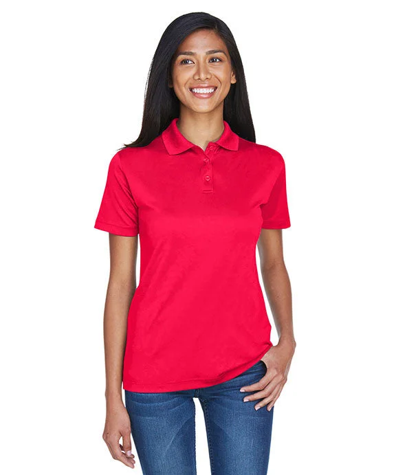 8404 - UltraClub Ladies Cool & Dry Sport Polo Shirt | Red