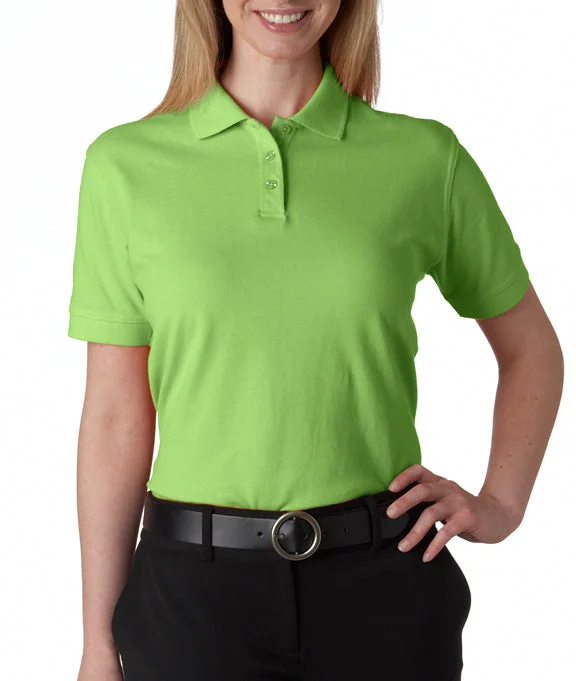 8530 - UltraClub Ladies Classic Piqué Polo Shirt | Apple