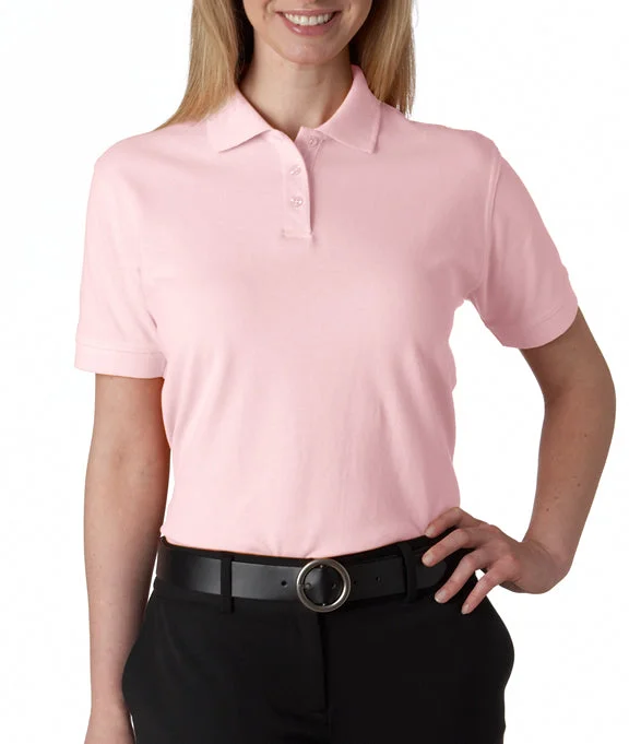 8530 - UltraClub Ladies Classic Piqué Polo Shirt | Pink