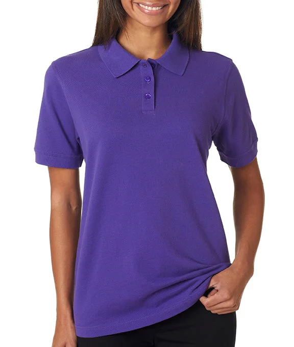 8530 - UltraClub Ladies Classic Piqué Polo Shirt | Purple