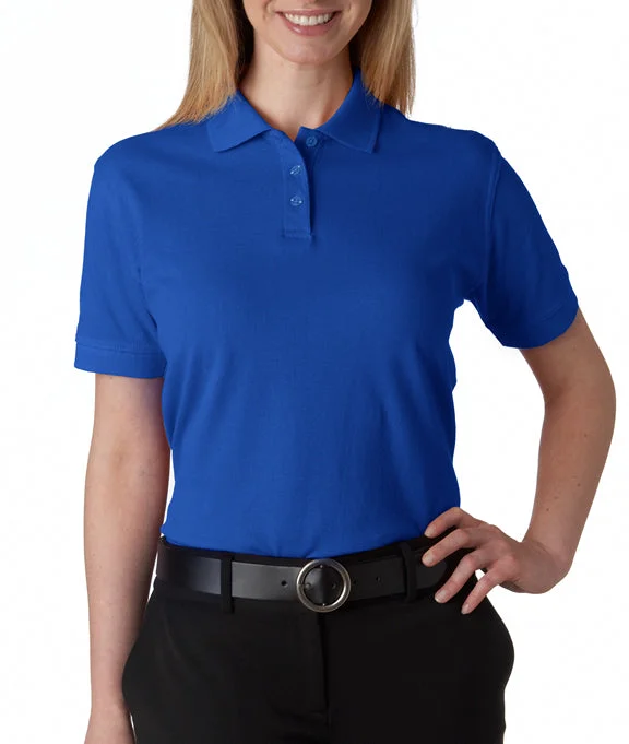 8530 - UltraClub Ladies Classic Piqué Polo Shirt | Royal