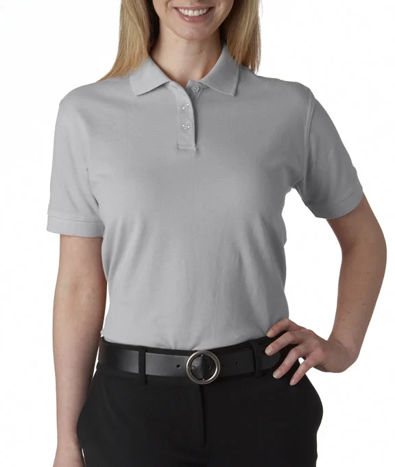 8530 - UltraClub Ladies Classic Piqué Polo Shirt | Silver