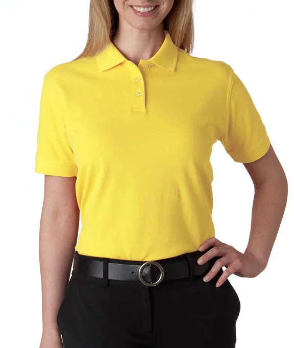 8530 - UltraClub Ladies Classic Piqué Polo Shirt | Yellow