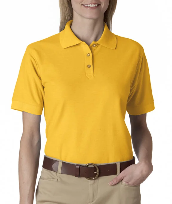 8541 - UltraClub Ladies Whisper Piqué Polo Shirt | Gold