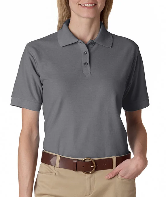 8541 - UltraClub Ladies Whisper Piqué Polo Shirt | Graphite