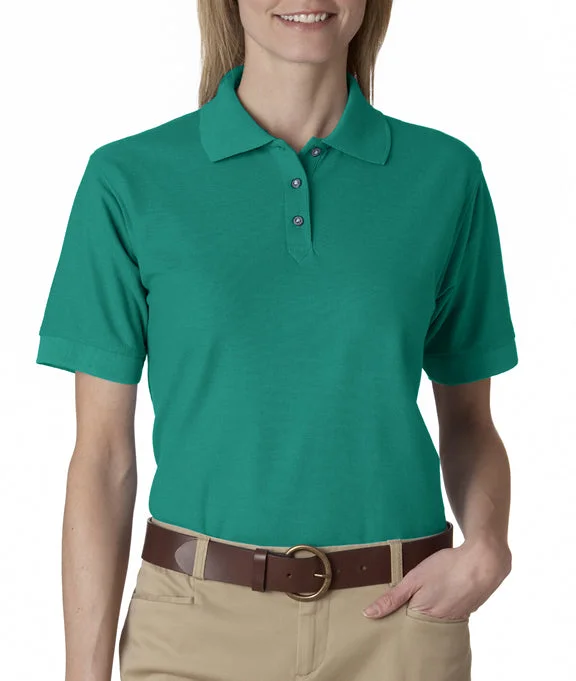 8541 - UltraClub Ladies Whisper Piqué Polo Shirt | Jade