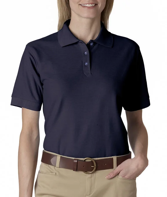 8541 - UltraClub Ladies Whisper Piqué Polo Shirt | Navy