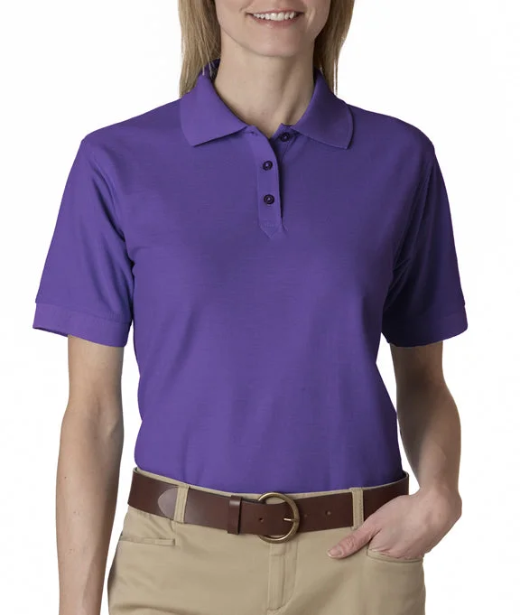 8541 - UltraClub Ladies Whisper Piqué Polo Shirt | Purple