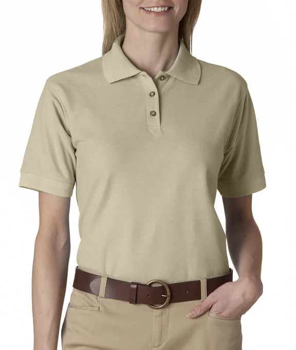 8541 - UltraClub Ladies Whisper Piqué Polo Shirt | Putty