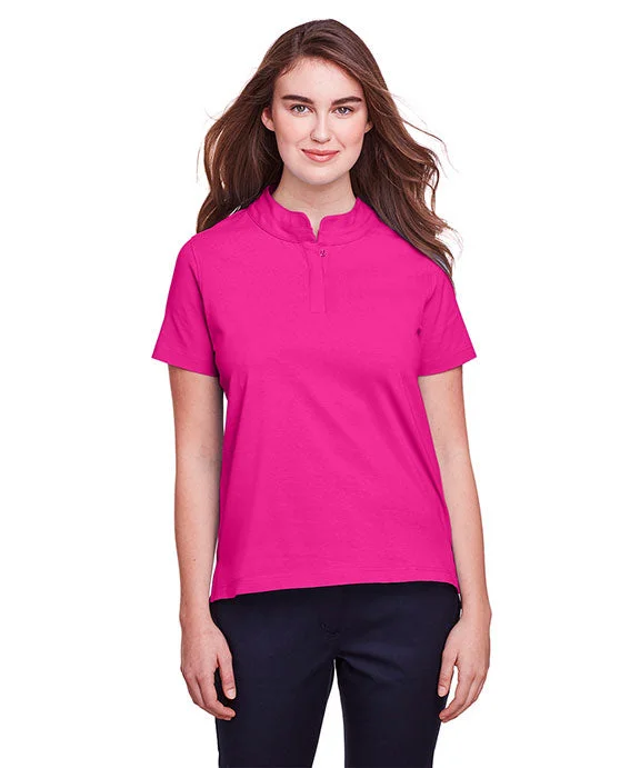 UC105W - UltraClub Ladies Lakeshore Stretch Cotton Performance Polo Shirt | Heliconia