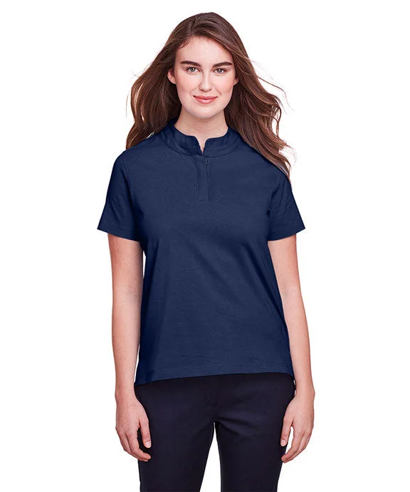 UC105W - UltraClub Ladies Lakeshore Stretch Cotton Performance Polo Shirt | Navy