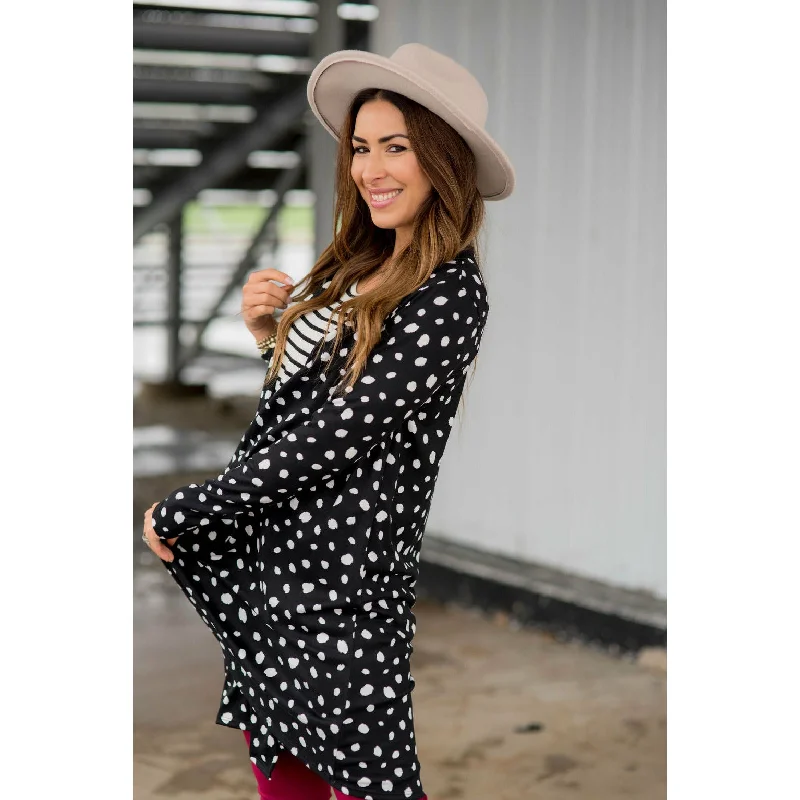 Flowy Lightweight Cheetah Tunic Cardigan