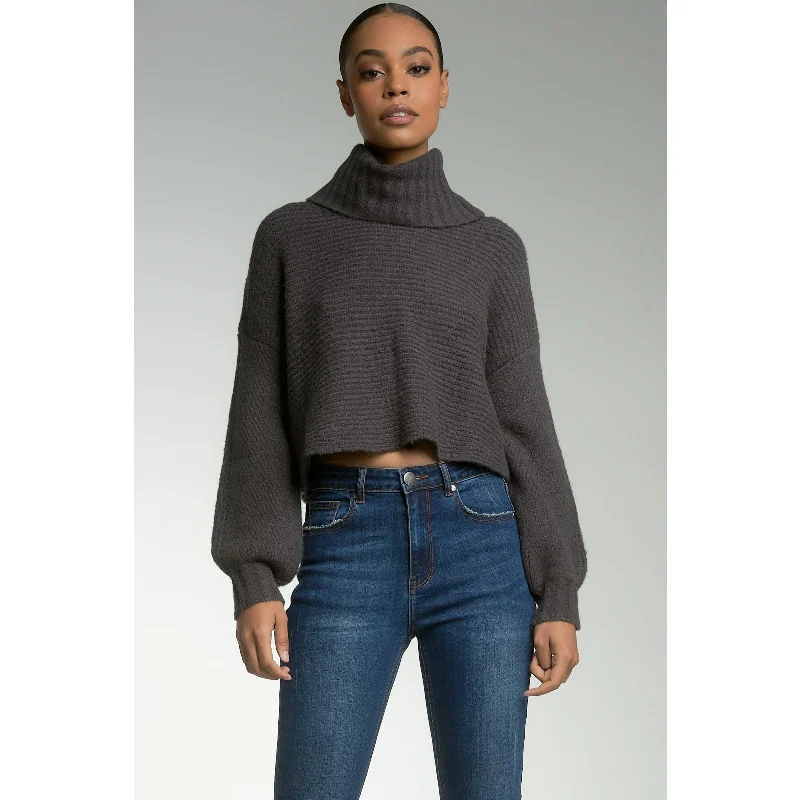 Criss Cross Cropped Sweater