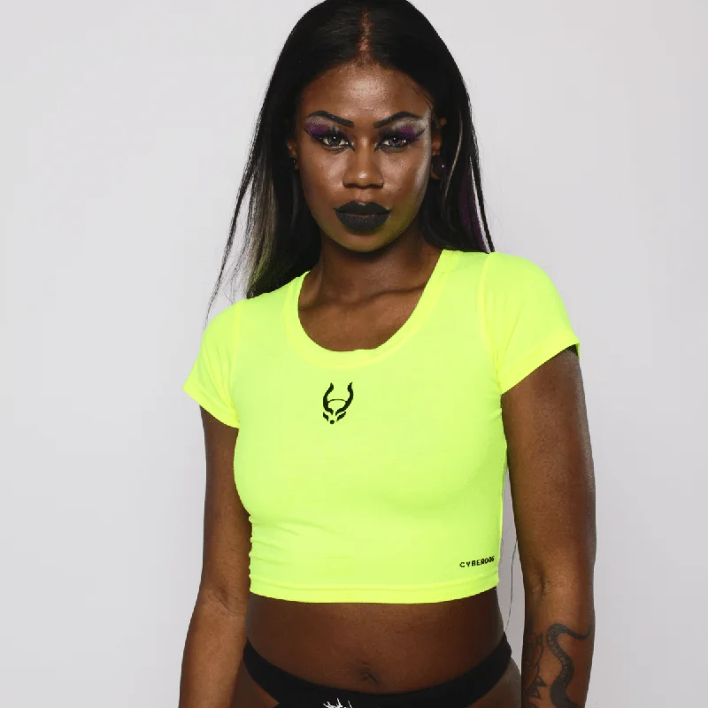 CYBERDOG LOGO CROP TEE