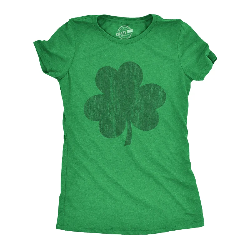 Distressed Clover Women's T Shirt