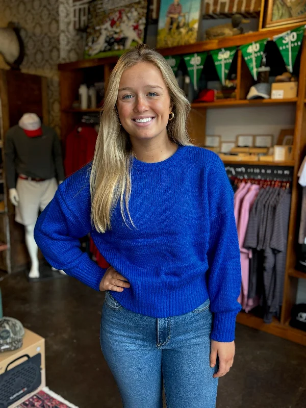 Electric Blue Sweater