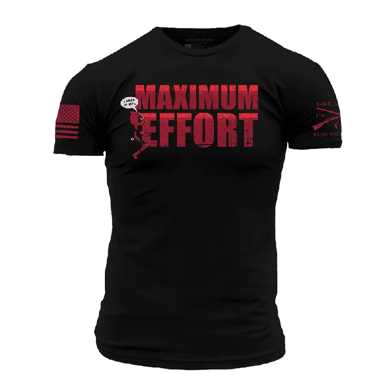 Maximum Effort T-Shirt - Black