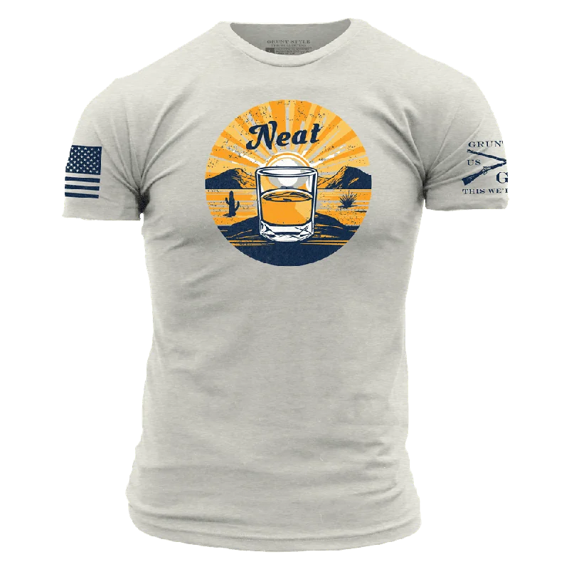 Neat Whiskey T-Shirt - Sand