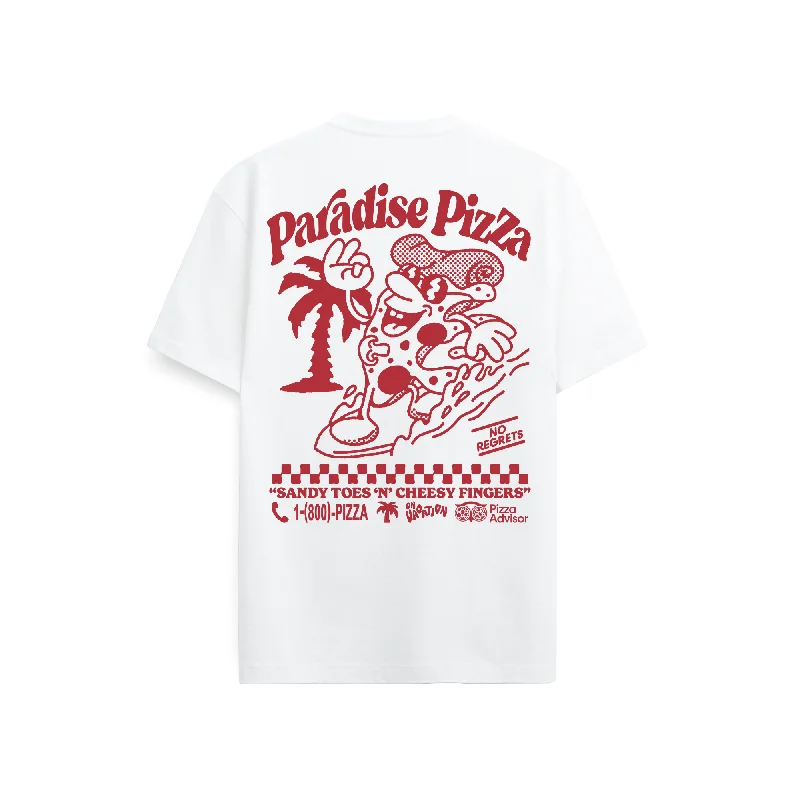 Paradise Pizza T-Shirt - White