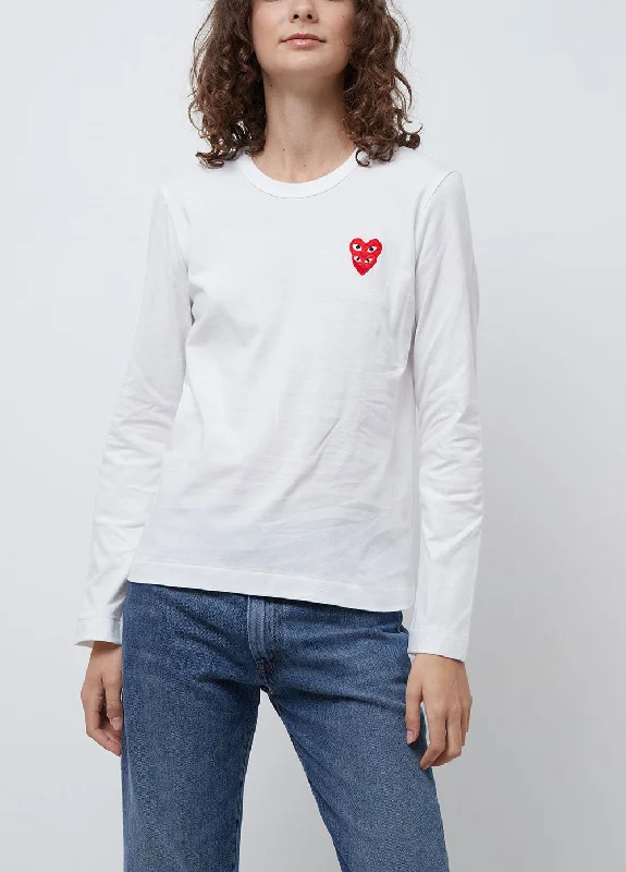 T291 Double Heart Long-sleeve T-shirt