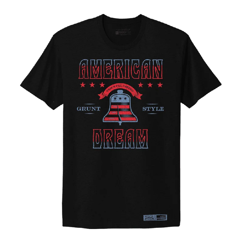 Women's American Dream Boyfriend Fit T-Shirt - Black