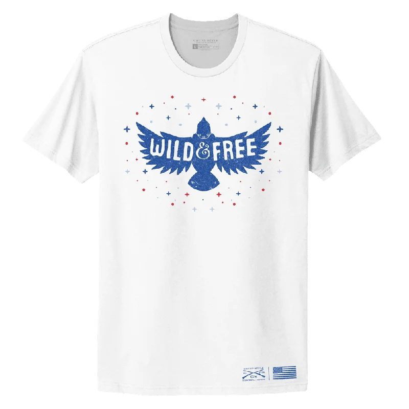 Women's Wild & Free Boyfriend Fit T-Shirt - White