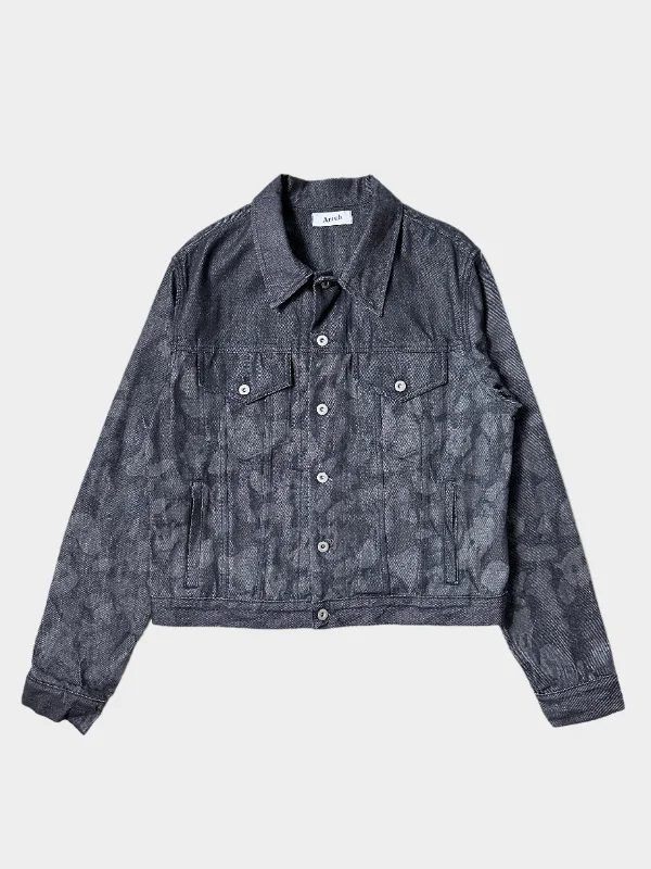 Pattern Denim Jacket