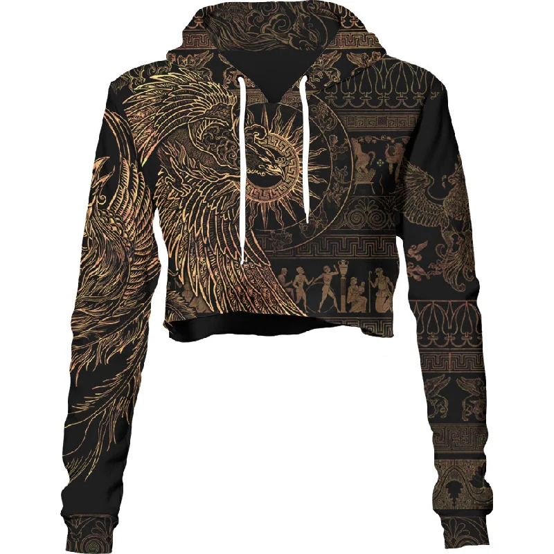 Phoenix Crop Hoodie