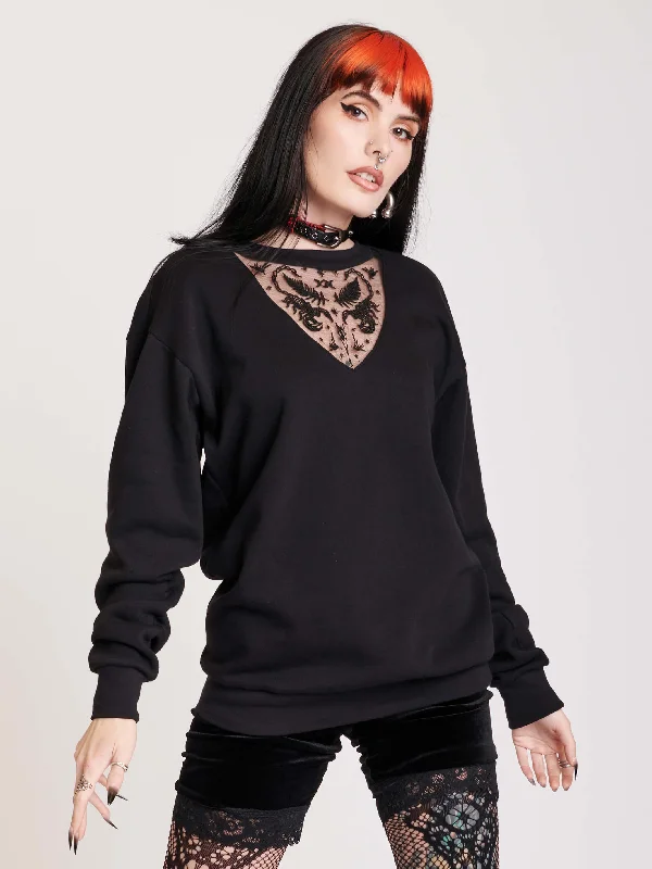 Scorpion Embroidered Sweatshirt