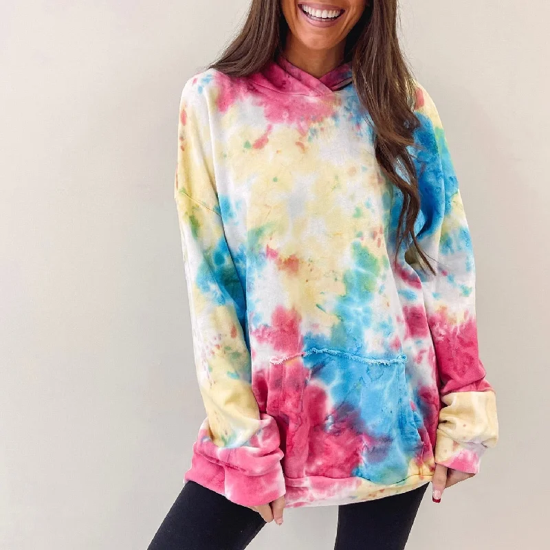 Oversized Tie-Dye Hoodie