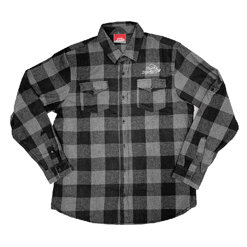 Charcoal Buffalo Flannel Long Sleeve