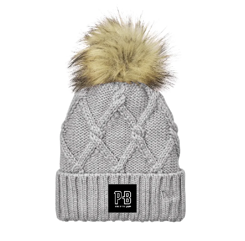 PB Pom Beanie, Grey